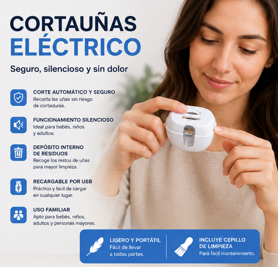 Cortauñas Eléctrico — Corta Uñas Sin Tijeretazos, Sin Dolor, Sin Drama 💅