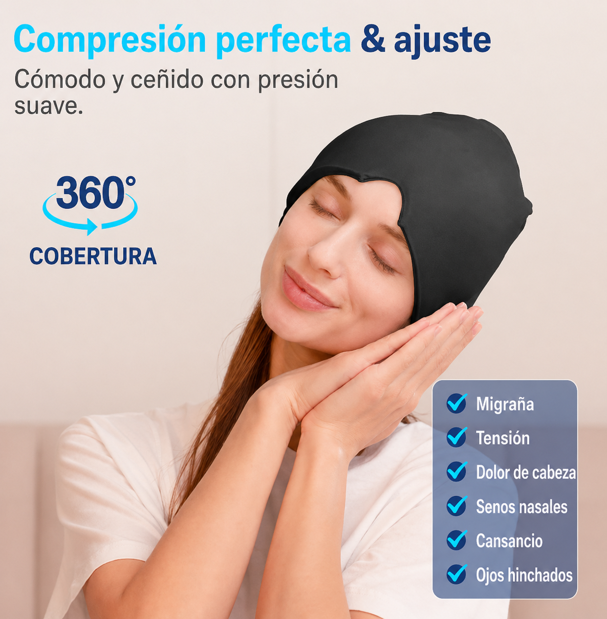 Gorro para Migraña y  Dolores de Cabeza  NeuroZen Elite